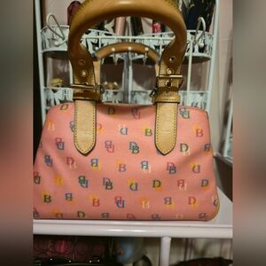 Y2k Dooney & Bourke Pink Handbag And Matching Wallet